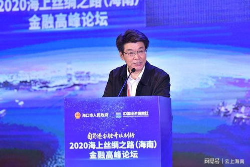 2020海上絲綢之路海南金融高峰論壇在?？谂e行，探討經濟貿易新機遇
